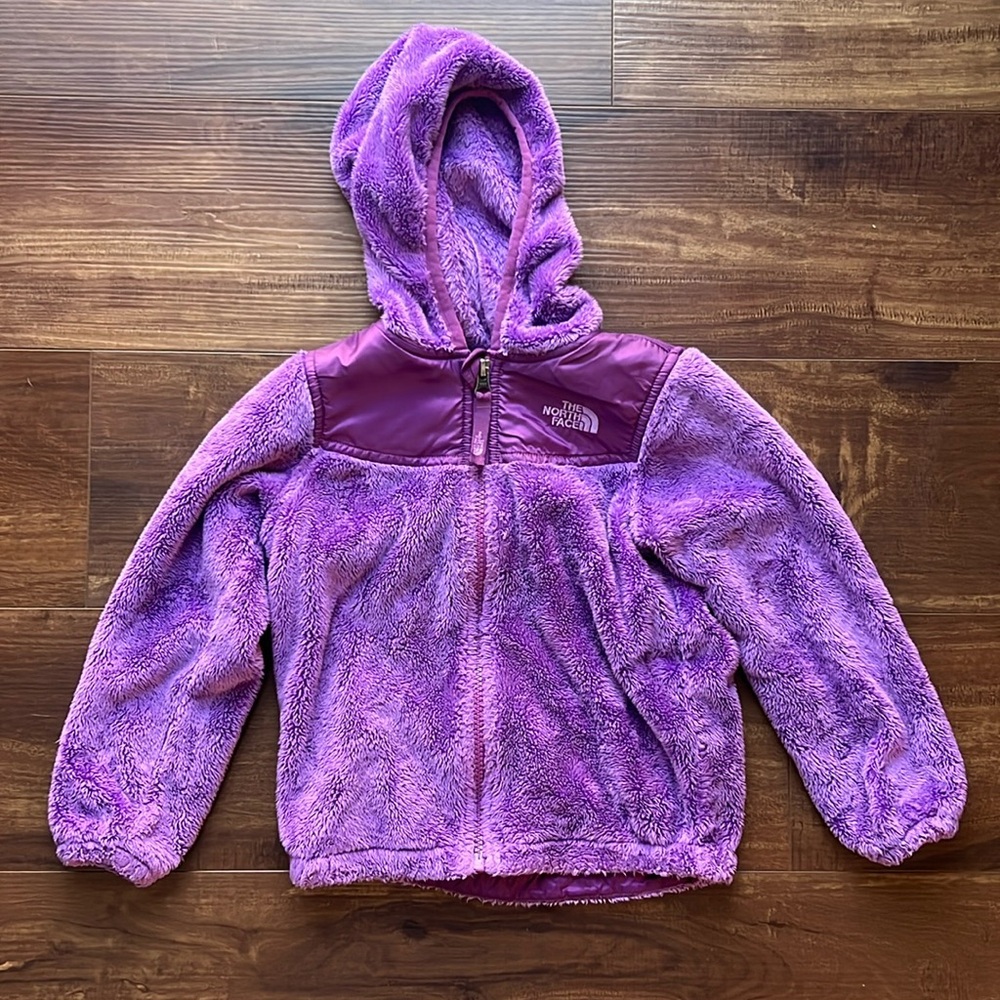 The North Face purple fleece 4T